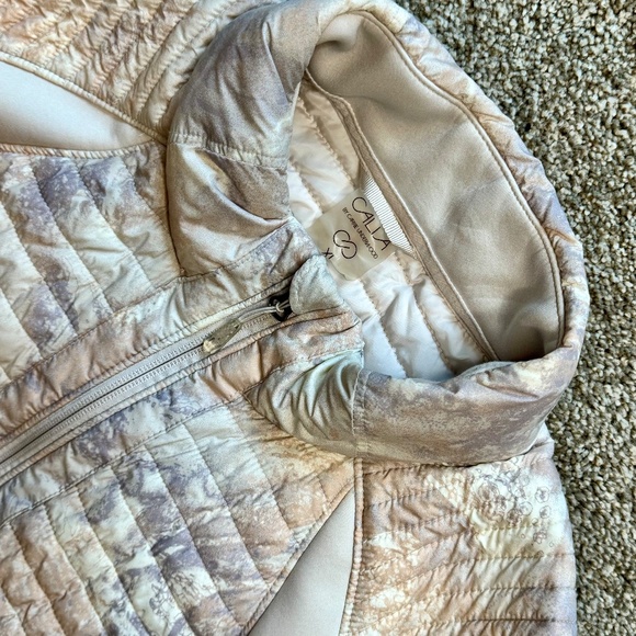 Carrie Underwood Marble XL Full Zip Hybrid Jacket Tan Active Calia Stretch A - Picture 9 of 10